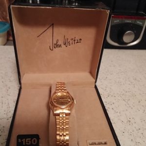 New John Weitz Gold Ladies Watch